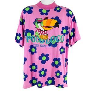 90s Poco Loco Club Cabo San Lucas tshirt 1990s vintage